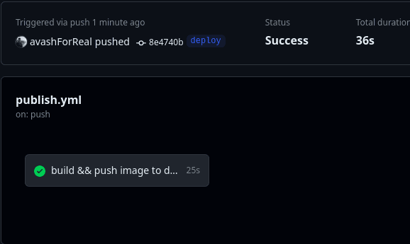 github actions