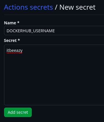 docker hub username