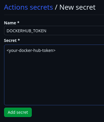 docker hub username